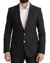 Dolce & Gabbana Black Single Breasted TAORMINA Breasted Blazer -   -  Dolce & Gabbana.