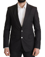 Dolce & Gabbana Black Single Breasted TAORMINA Breasted Blazer -   -  Dolce & Gabbana.