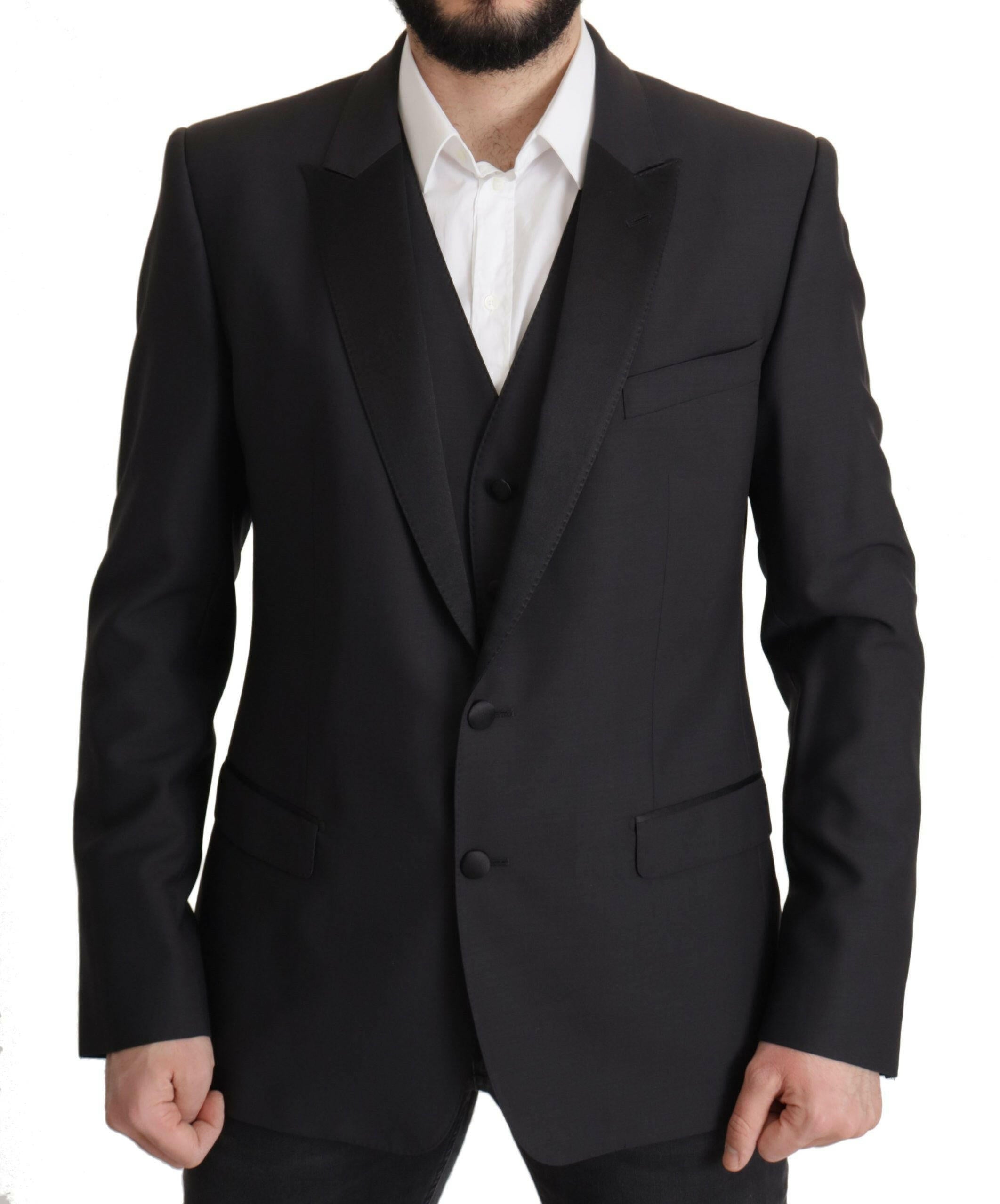 Dolce & Gabbana Dark Blue Single Breasted MARTINI Blazer -   -  Dolce & Gabbana.