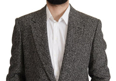 Dolce & Gabbana Gray Cotton Single Breasted Fantasy Blazer -   -  Dolce & Gabbana.