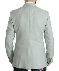 Dolce & Gabbana Green Cashmere Jacket Blazer Jacket -   -  Dolce & Gabbana.