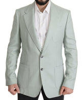 Dolce & Gabbana Green Cashmere Jacket Blazer Jacket -   -  Dolce & Gabbana.