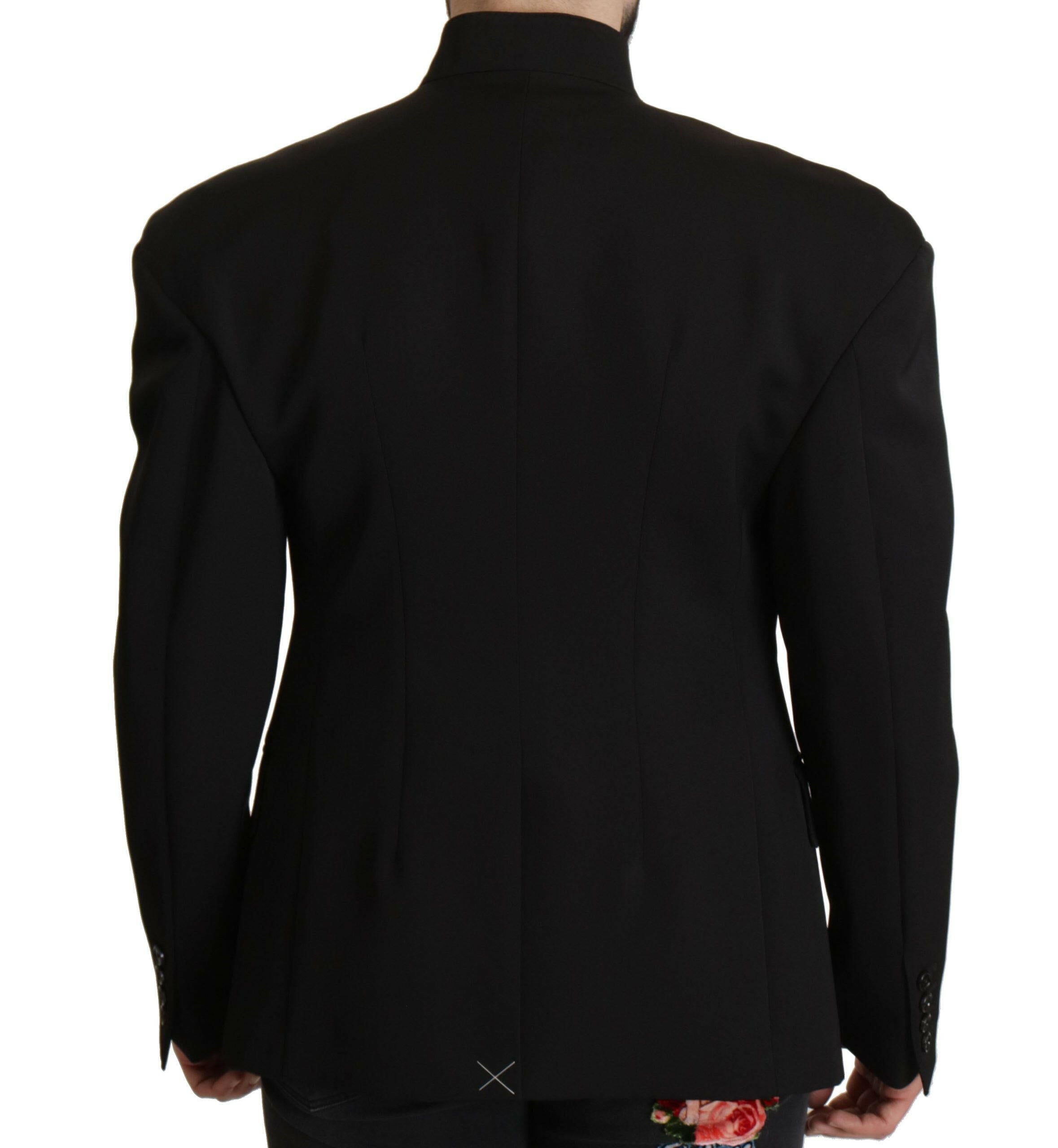 Dolce & Gabbana Black Wool Single Breasted Jacket Blazer -   -  Dolce & Gabbana. Dolce & Gabbana Black Wool Single Breasted Jacket Blazer -   -  Dolce & Gabbana.