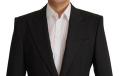 Dolce & Gabbana Black Wool Single Breasted Blazer v -   -  Dolce & Gabbana.