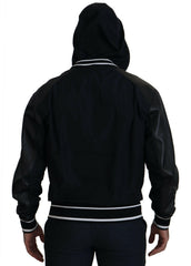 Dolce & Gabbana Black Polyester Hooded Blouson Coat Jacket -   -  Dolce & Gabbana.
