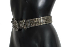Dolce & Gabbana Crystal Buckle Sequined Waist Belt -   -  Dolce & Gabbana.
