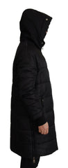 Dolce & Gabbana Black Nylon Hooded Parka Coat Winter Jacket -   -  Dolce & Gabbana.