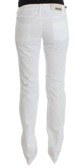 Costume National White Cotton Slim Fit Denim Bootcut Jeans -   -  Costume National.