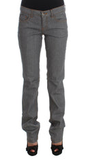 Costume National Gray Cotton Regular Fit Denim Jeans -   -  Costume National.