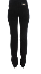 Costume National Black Cotton Slim Fit Bootcut Jeans -   -  Costume National.