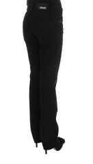 Costume National Black Cotton Slim Fit Bootcut Jeans -   -  Costume National.