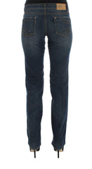 Costume National Blue Cotton Blend Bootcut Jeans -   -  Costume National.