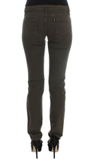 Costume National Green Cotton Blend Slim Fit Jeans -   -  Costume National.