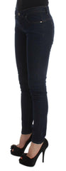 Costume National Blue Cotton Blend Slim Fit Jeans -   -  Costume National.