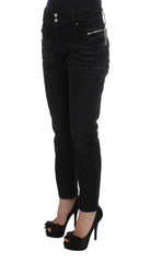 Costume National Black Cotton Slouchy Slims Fit Jeans -   -  Costume National.