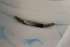 Dolce & Gabbana White Cotton Logo Embroidery Denim Jacket -   -  Dolce & Gabbana.