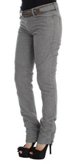 Ermanno Scervino Gray Cotton Slim Fit Casual Bootcut Pants -   -  Ermanno Scervino.