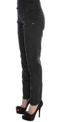Ermanno Scervino Black Cotton Blend Regular Fit Pants -   -  Ermanno Scervino.