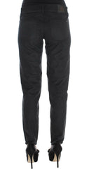 Ermanno Scervino Black Cotton Blend Regular Fit Pants -   -  Ermanno Scervino.