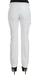 Ermanno Scervino White Nylon Padded Slim Fit Cargo Pants -   -  Ermanno Scervino.