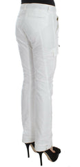 Ermanno Scervino White Nylon Padded Slim Fit Cargo Pants -   -  Ermanno Scervino.