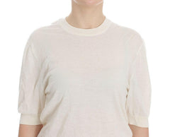 Dolce & Gabbana White 100% Cashmere Sweater -   -  Dolce & Gabbana.
