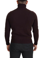 Dolce & Gabbana Brown Wool Turtle Neck Pullover Sweater -   -  Dolce & Gabbana.