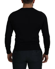 Dolce & Gabbana Black Wool Button Down Cardigan Sweater -   -  Dolce & Gabbana.