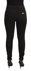 Dolce & Gabbana Black Mid Waist Skinny Denim Cotton Jeans -   -  Dolce & Gabbana.