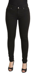 Dolce & Gabbana Black Mid Waist Skinny Denim Cotton Jeans -   -  Dolce & Gabbana.