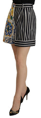 Dolce & Gabbana Multicolor Stripes Majolica Bermuda Shorts -   -  Dolce & Gabbana.