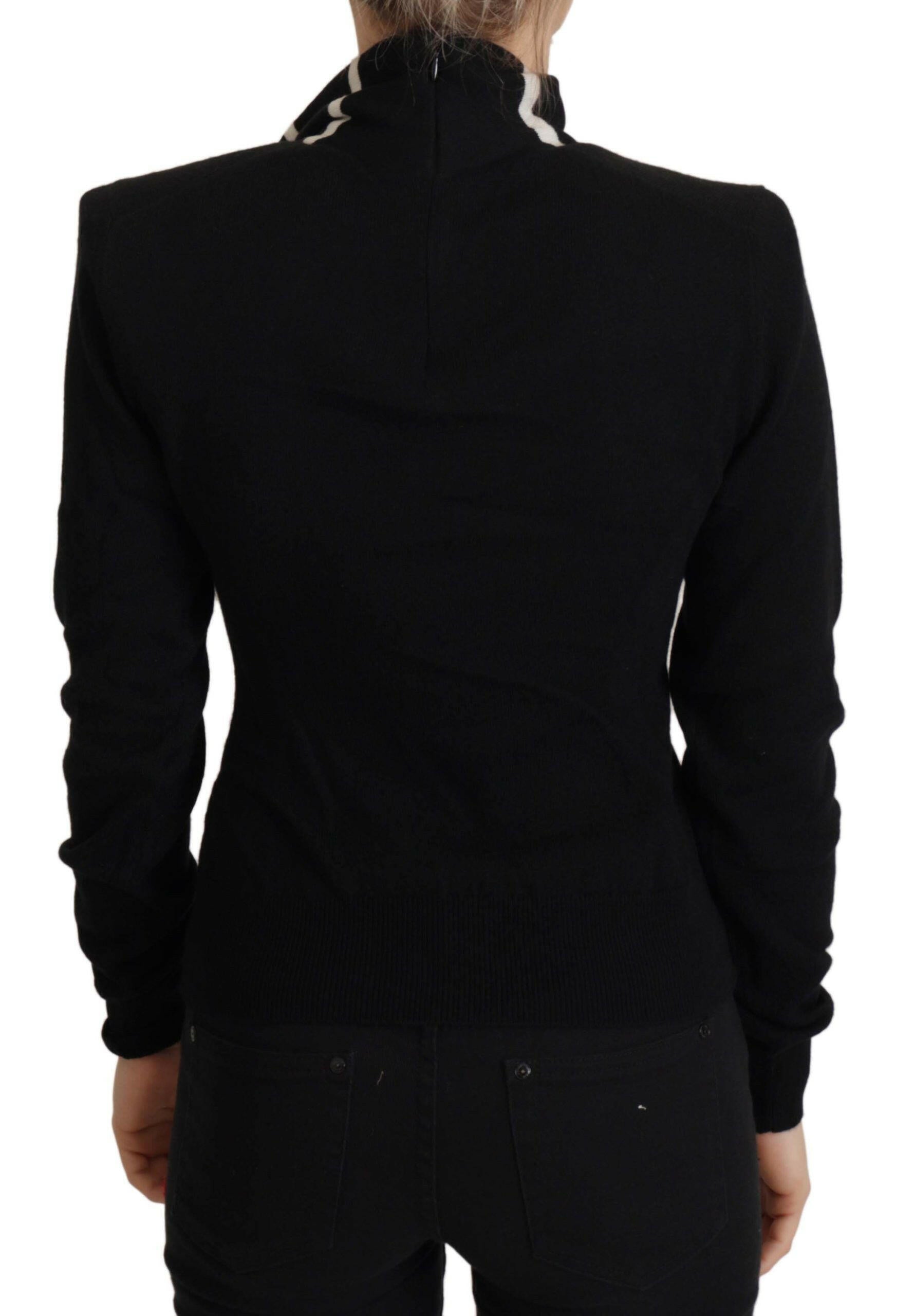Dolce & Gabbana Black Cashmere Turtleneck Pullover Sweater -   -  Dolce & Gabbana. Dolce & Gabbana Black Cashmere Turtleneck Pullover Sweater -   -  Dolce & Gabbana.
