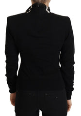 Dolce & Gabbana Black Cashmere Turtleneck Pullover Sweater -   -  Dolce & Gabbana.