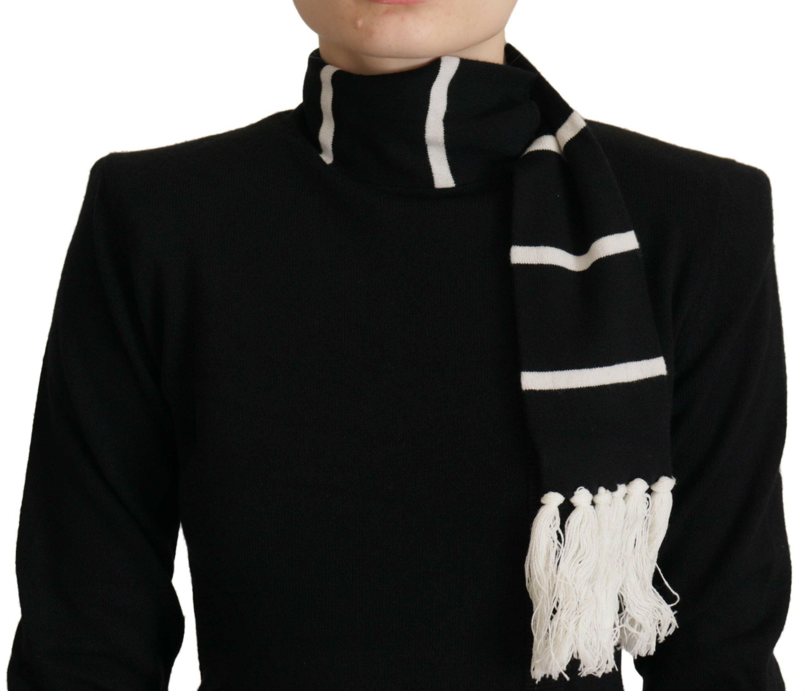 Dolce & Gabbana Black Cashmere Turtleneck Pullover Sweater -   -  Dolce & Gabbana. Dolce & Gabbana Black Cashmere Turtleneck Pullover Sweater -   -  Dolce & Gabbana.