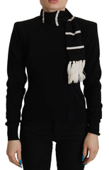 Dolce & Gabbana Black Cashmere Turtleneck Pullover Sweater -   -  Dolce & Gabbana.