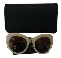 Dolce & Gabbana Beige Acetate Full Rim Brown Lense DG4294 Sunglasses -  Jewellery, Women -  Dolce & Gabbana.