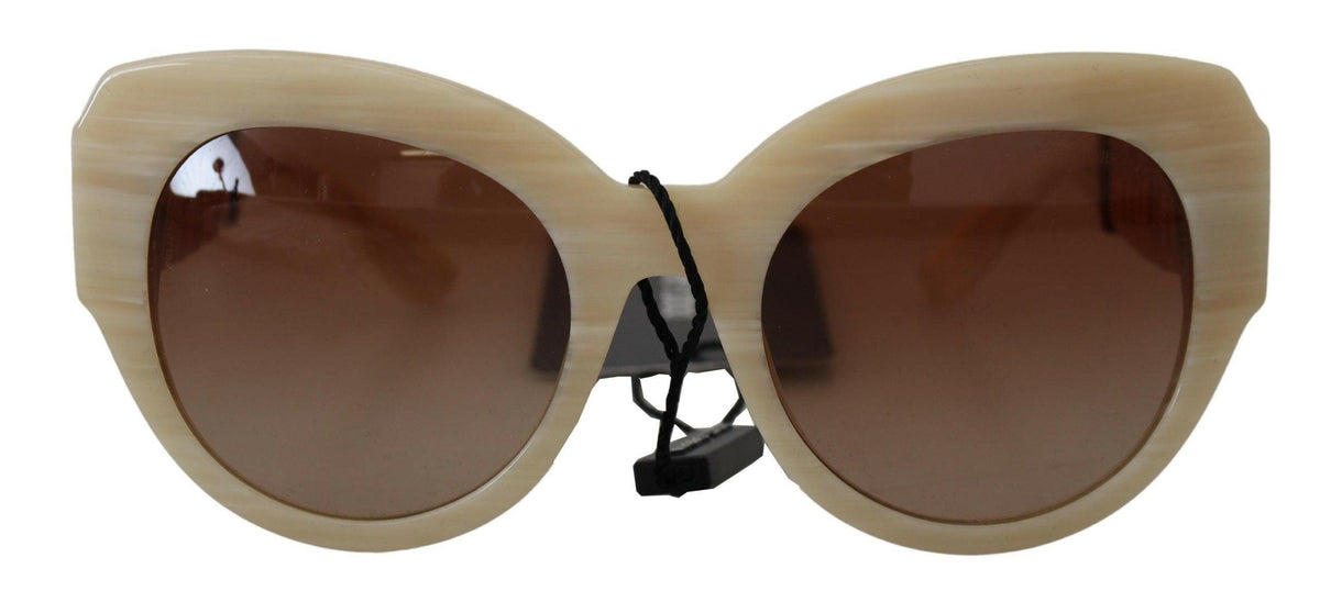 Dolce & Gabbana Beige Acetate Full Rim Brown Lense DG4294 Sunglasses -  Jewellery, Women -  Dolce & Gabbana.