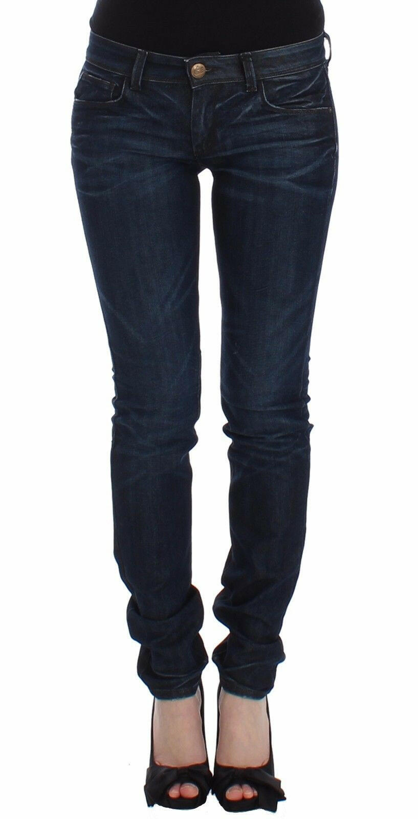 Ermanno Scervino Blue Slim Jeans Denim Pants Skinny Leg Stretch -   -  Ermanno Scervino.