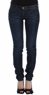 Ermanno Scervino Blue Slim Jeans Denim Pants Skinny Leg Stretch -   -  Ermanno Scervino.