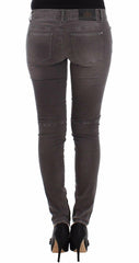 Ermanno Scervino Gray Slim Jeans Denim Pants Skinny Leg Stretch -   -  Ermanno Scervino.