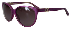 Dolce & Gabbana Purple Acetate Frame Round Shades DG4171P Sunglasses - Jewellery, Women - Dolce & Gabbana.