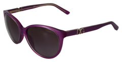 Dolce & Gabbana Purple Acetate Frame Round Shades DG4171P Sunglasses - Jewellery, Women - Dolce & Gabbana.