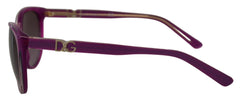 Dolce & Gabbana Purple Acetate Frame Round Shades DG4171P Sunglasses - Jewellery, Women - Dolce & Gabbana.