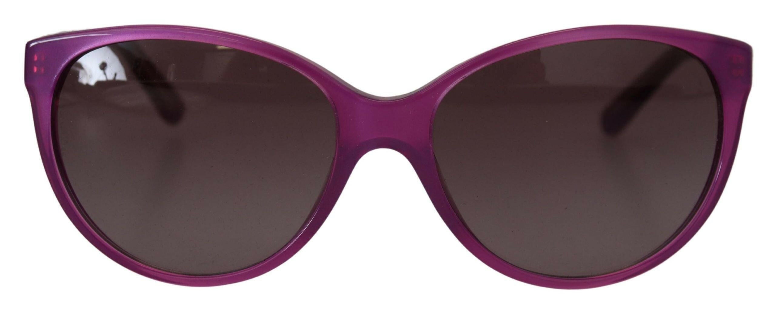 Dolce & Gabbana Purple Acetate Frame Round Shades DG4171P Sunglasses - Jewellery, Women - Dolce & Gabbana.