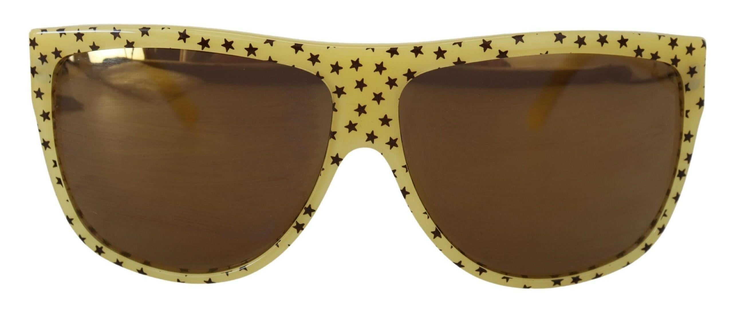 Dolce & Gabbana Yellow Stars Acetate Square Shades DG4125 Sunglasses -  Jewellery, Women -  Dolce & Gabbana.