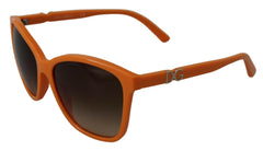 Dolce & Gabbana Orange Acetate Frame Round Shades DG4170PM Sunglasses - Jewellery, Women - Dolce & Gabbana.