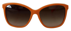 Dolce & Gabbana Orange Acetate Frame Round Shades DG4170PM Sunglasses - Jewellery, Women - Dolce & Gabbana.