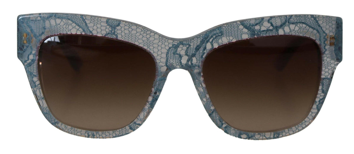 Dolce & Gabbana Blue Lace Acetate Rectangle DG4231 Shades Sunglasses -  Jewellery, Women -  Dolce & Gabbana.