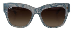 Dolce & Gabbana Blue Lace Acetate Rectangle DG4231 Shades Sunglasses -  Jewellery, Women -  Dolce & Gabbana.