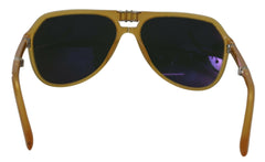 Dolce & Gabbana Yellow Acetate Black Lens Aviator DG4196 Sunglasses -  Jewellery, Women -  Dolce & Gabbana.
